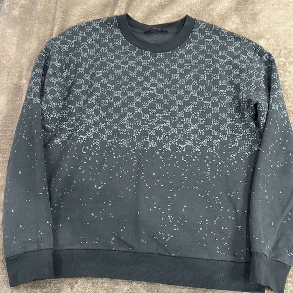 Men's Gray Patterned Sweater